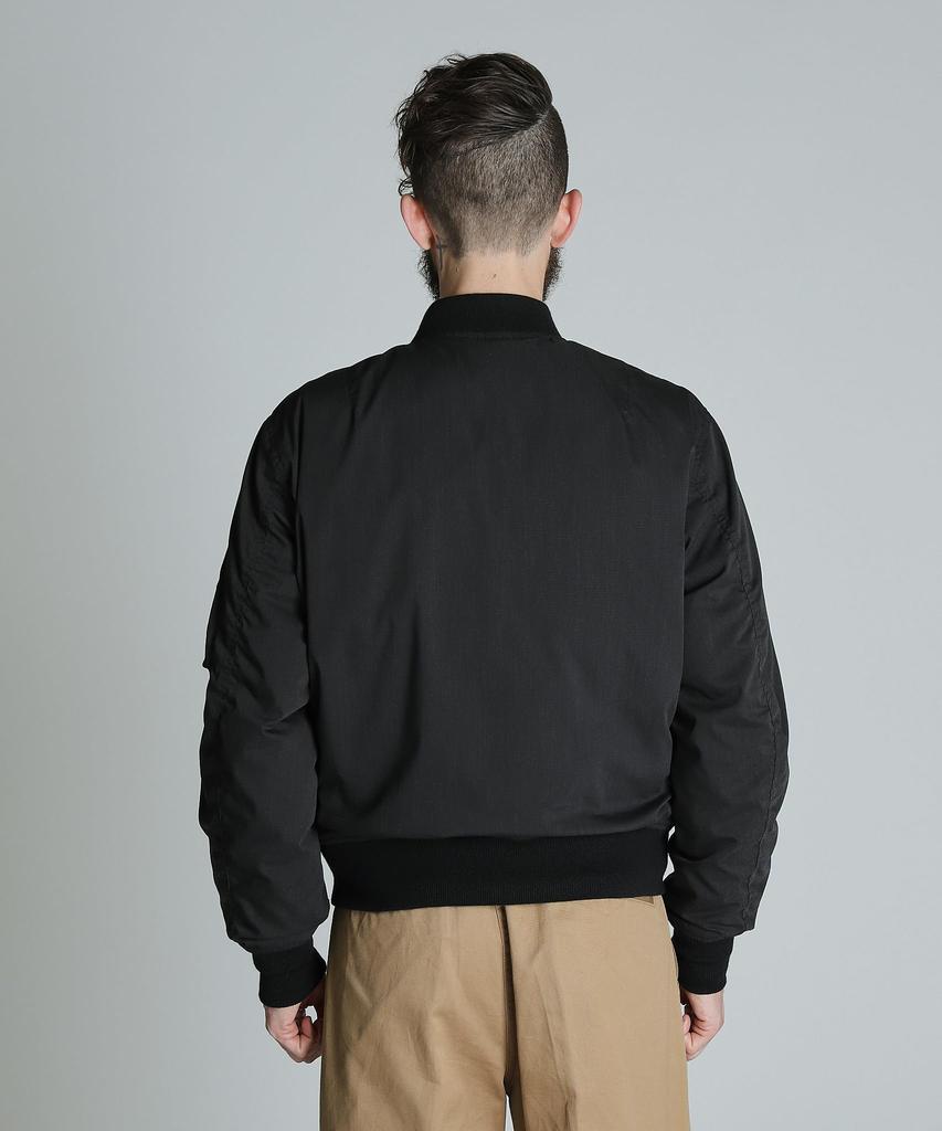 Schott X NANGA HINOK MA-1 Men's Small 010 Black 782-4253005