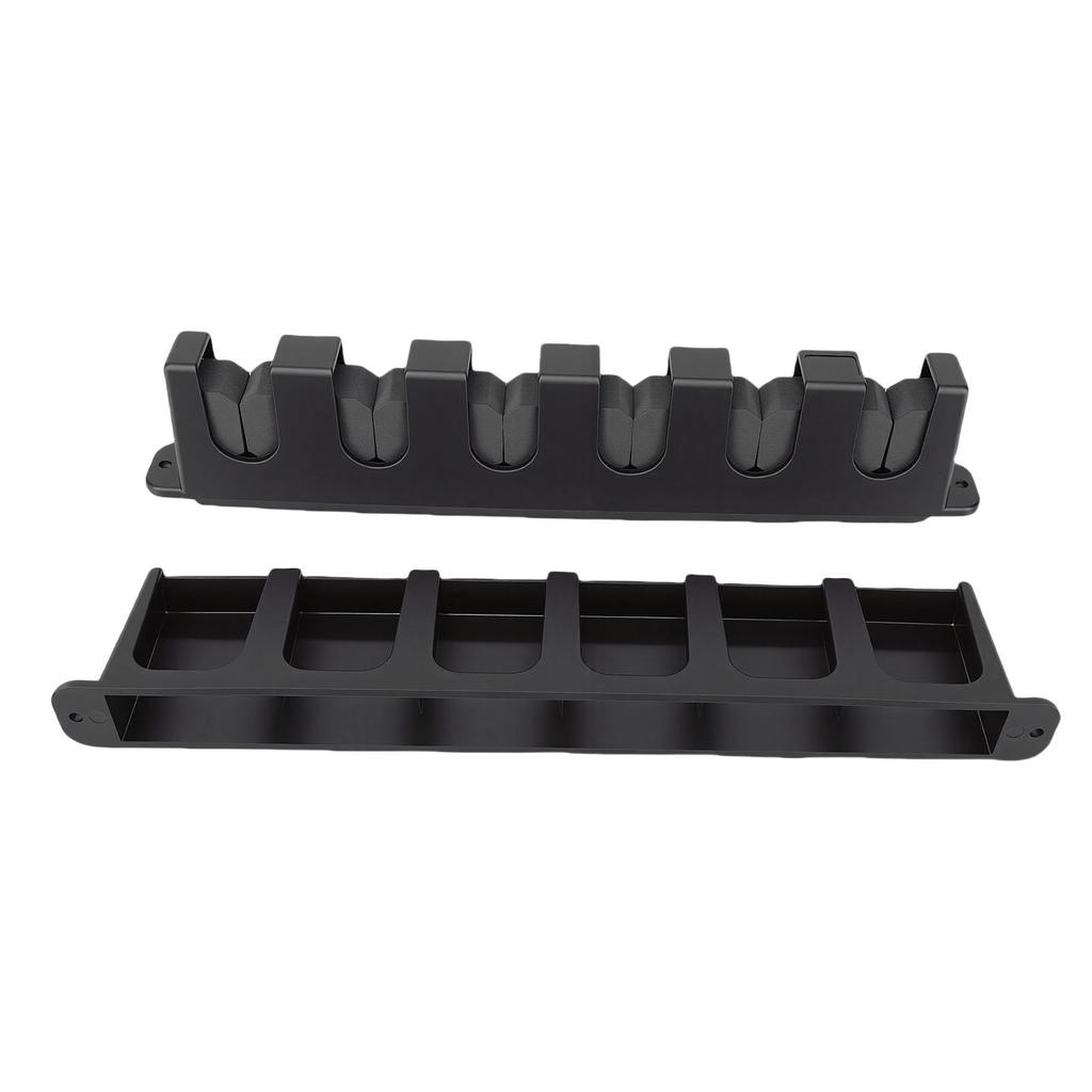 Fishing Rod Holder 6 Slots Wall Mounted Fishing Pole Storage Display Rack for Garage Home Shed