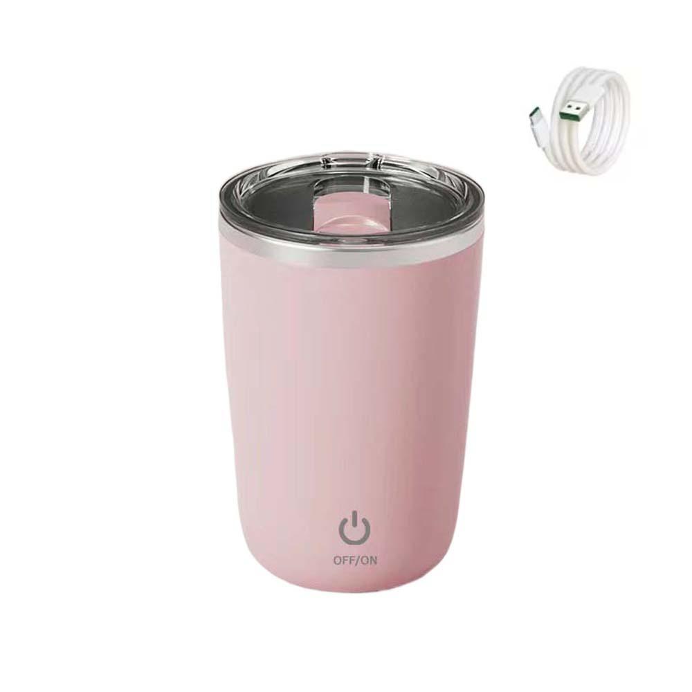304 Stainless Steel Electric Mixing Cup Magnetic Stirring Coffee Cup Automatic Mixing Mugs Work