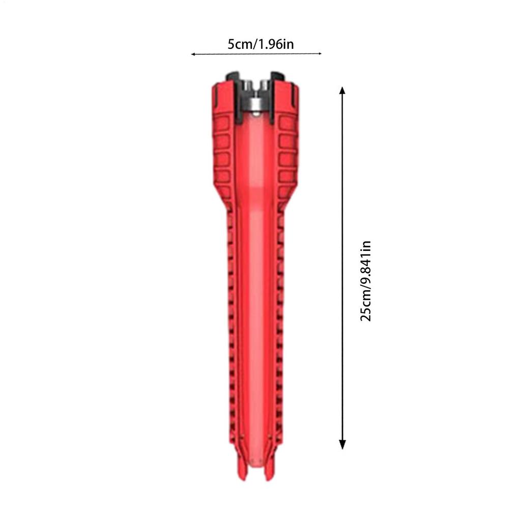 Sink Wrench Ergonomic Non Slip Kit Aluminum Alloy Wrench Plumbing Tools For Kitchen Bathroom Living Room Apartment Office Pipe