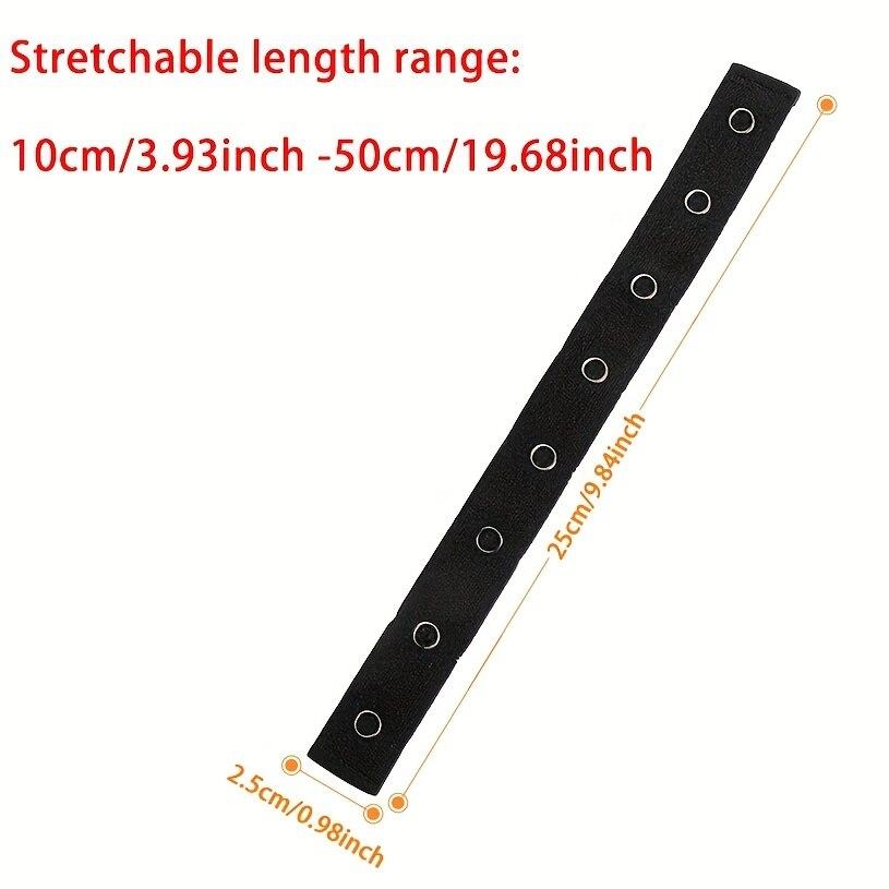 Invisible Jeans Belt Buckle Free Elastic Women's Belt Buckle Extension Elastic Expansion Adjustment Buckle Elastic Men Lazy Belt