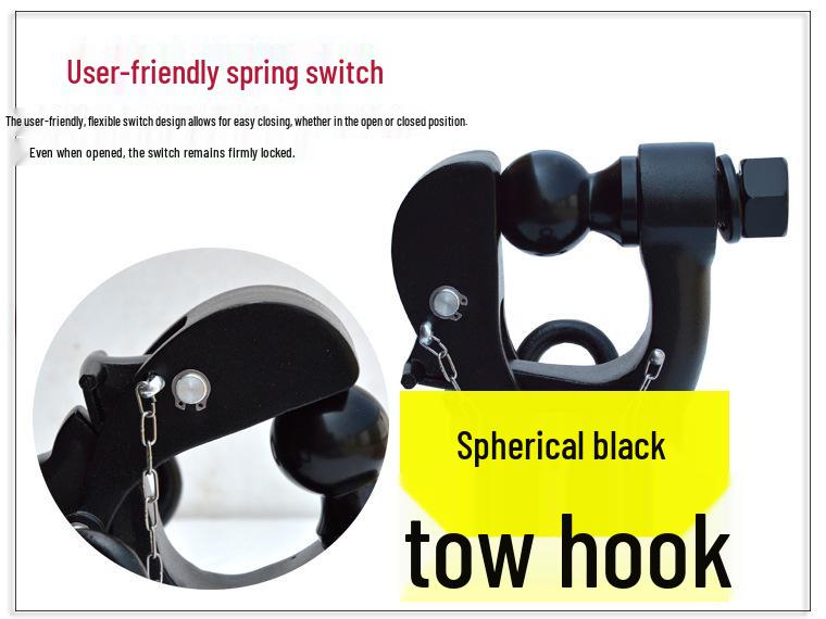 Compatible Toyota Prado Tow Hooks: Fits Prado 2700 and Prado 4000 Models.