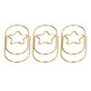 40Pcs   Paperclips Star   Rustproof Coating Multi Purpose Cute Paper Clips for Home School