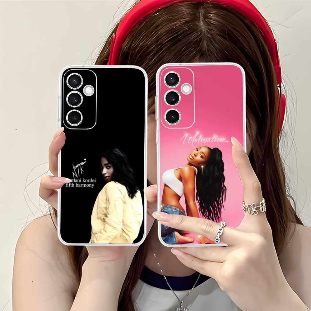 Normani Kordei Transparante Mobiele Telefoonhoes voor Samsung Galaxy S25 S24 S23 S22 S21Plus FE Ultra Kleurrijke Hoes