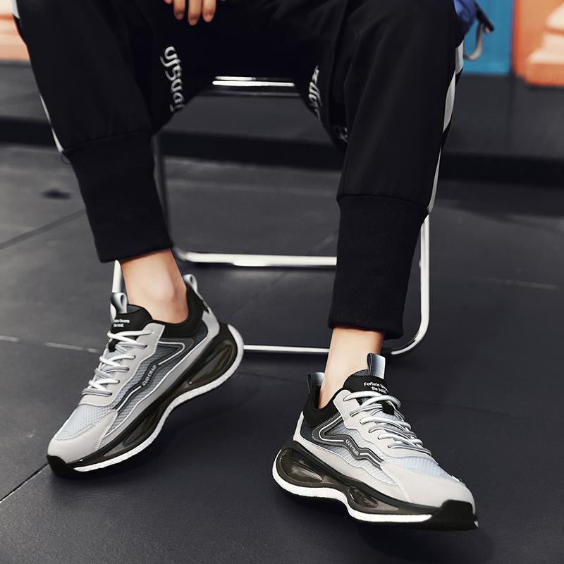 Summer Mesh Breathable Sports Shoes Soft Sole Popcorn Dad Shoes Casual Basketball Shoes Running Men's Shoes Live Broadcast New Models