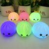 Healing Silicone Dumpling Night Light, Pressable 6-Color Gradient Led Light, Office Desktop Stress Relief Gadget