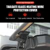 Tailgate Glass Heating Wire Protective Decoration Cover For Jeep Wrangler JK 2007-2017 Car Exterior Accessories