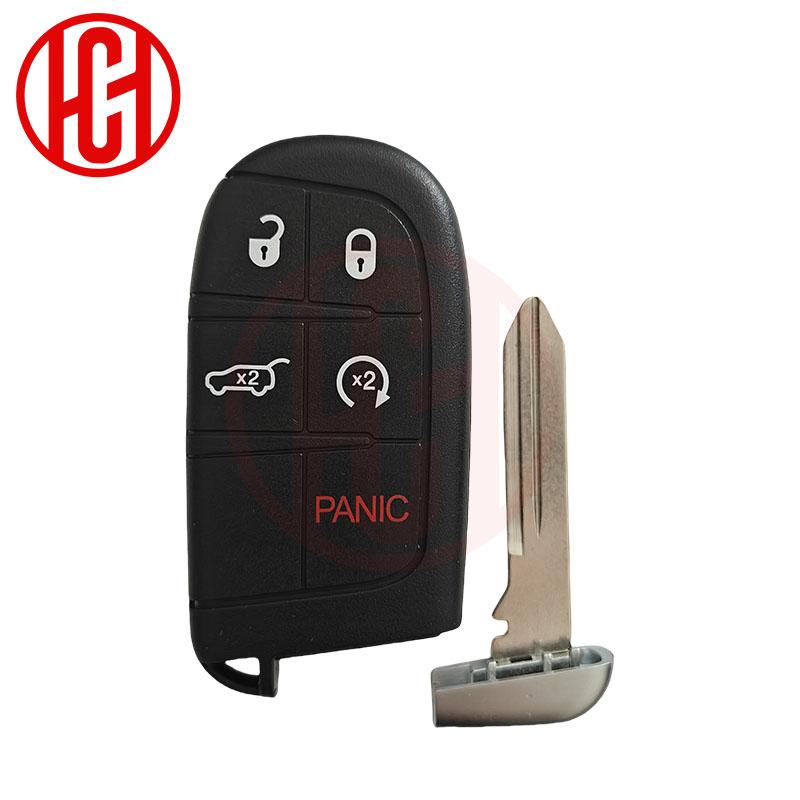 Car Smart Key Case Shell For Jeep Cherokee Dodge Ram 1500 Journey Charger Dart Challenger Durango Chrysler 300 CY24 Blade