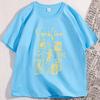 Funny Shopping Cart Graphic Tees Cotton Short Sleeve Round Neck Tshirts Casual Short Sleeve Loose Tees Streetwear Mens Clothes