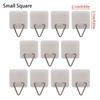 10Pcs Self-adhesive Plate Holder Vertical Plate Storage Hooks  for Art Photo Frames Hanging