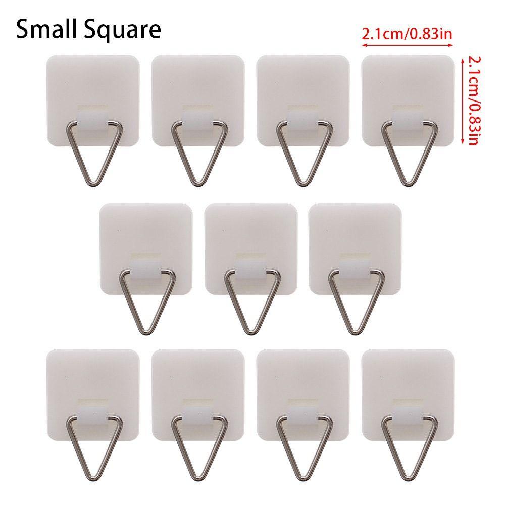 10Pcs Self-adhesive Plate Holder Vertical Plate Storage Hooks  for Art Photo Frames Hanging