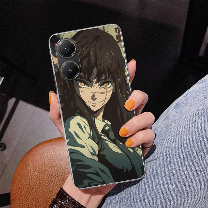 C-Chainsaw Mans Yoru War Devil Phone Case For Xiaomi Poco X7 X6 X5 Pro F7 Ultra Redmi 15C 15 13C 13 12C 12 10 10A 10C 9 9A 9C 9T