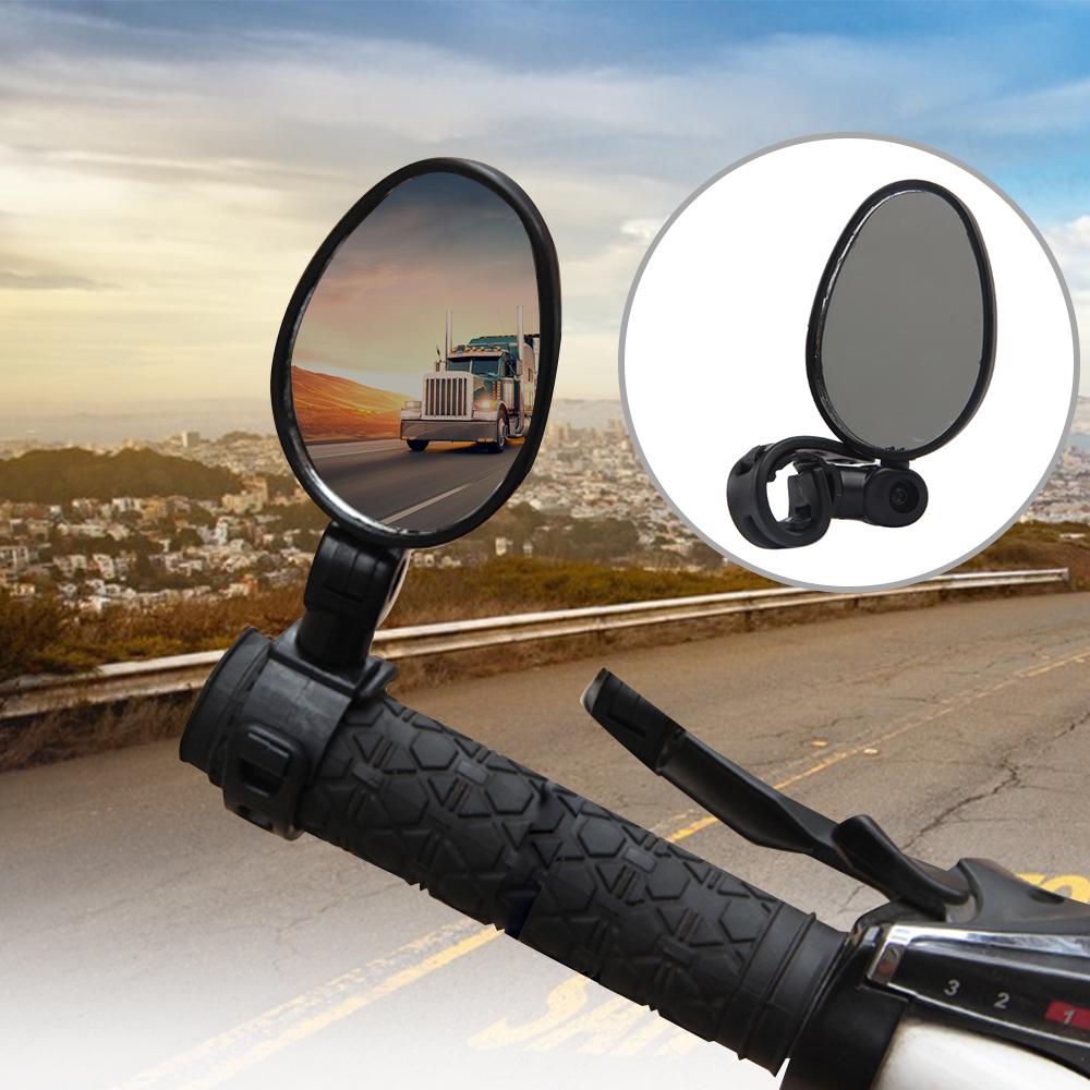 2Pcs 360°Rotate Bike Bicycle Cycling Rear View Mirrors Handlebar Safety Rearview