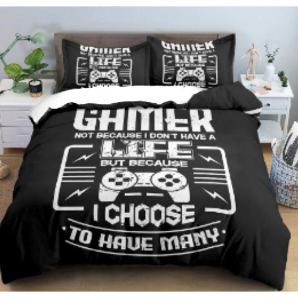 Spielekonsolen-Griff Zwei Serien Bettwäsche Dreiteiliges Eaby Heimtextil-Set