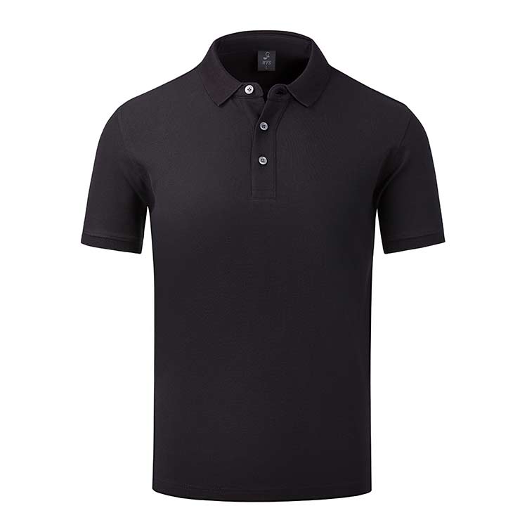 XBJSH A005  220G Combed Cotton Golf Lapel POLO Shirt Men's