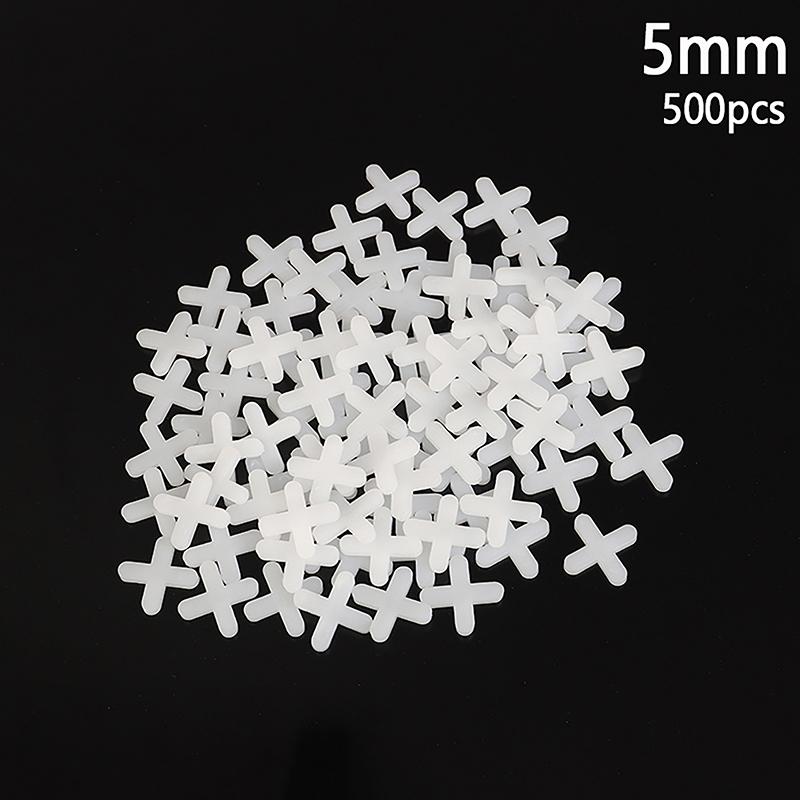 

500 шт. 1/1,5/2/2,5/3/5 мм керамическая плитка распорка крест пластиковая плитка сантехник многоразовая система выравнивания строительные инструменты 5mm 500pcs