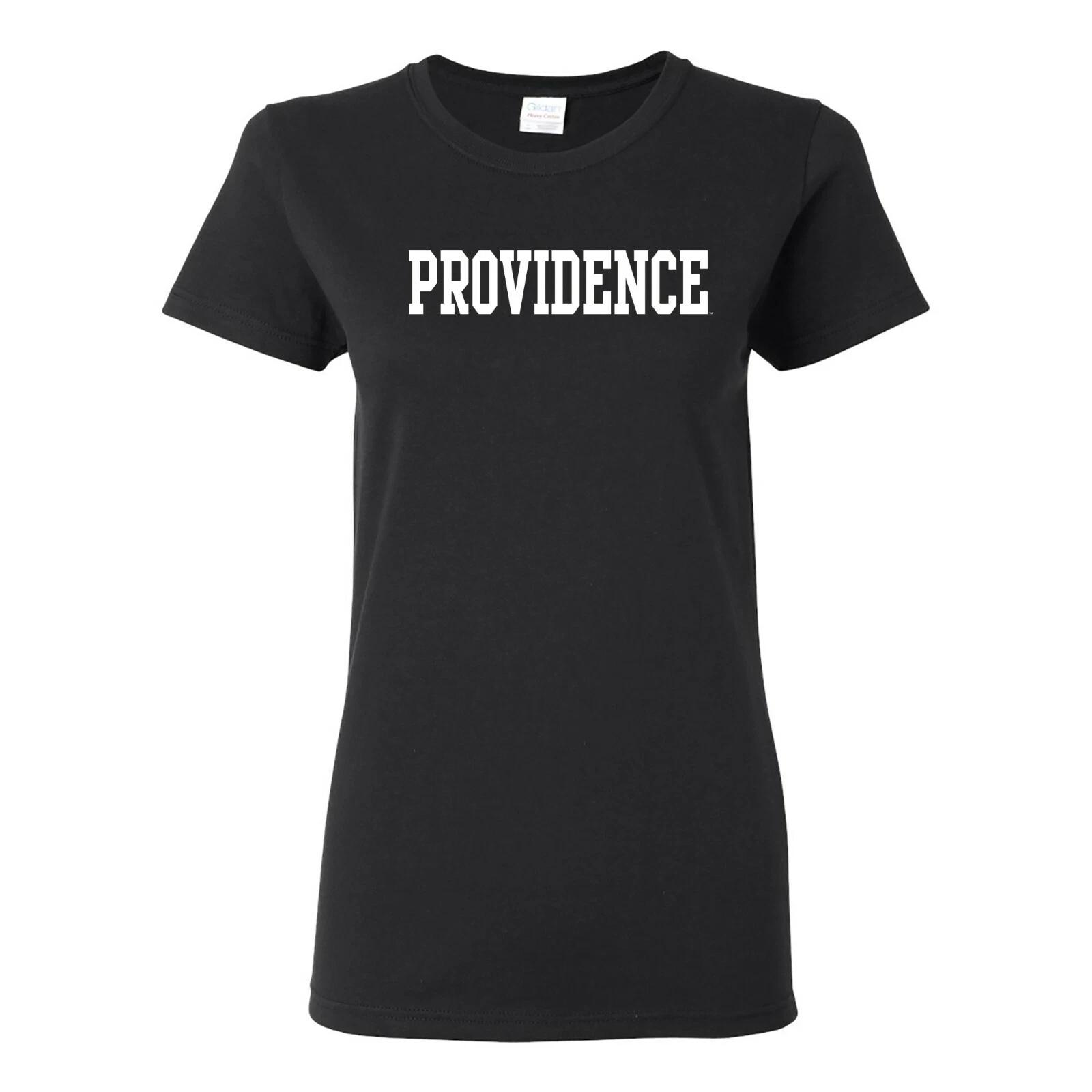 Providence Friars Basic Block - Collegiate Short Sleeve Womens T Shirt - Black 3XL