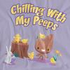 Guardians Of The Galaxy Womens/Ladies Chilling With My Peeps Groot T-Shirt
