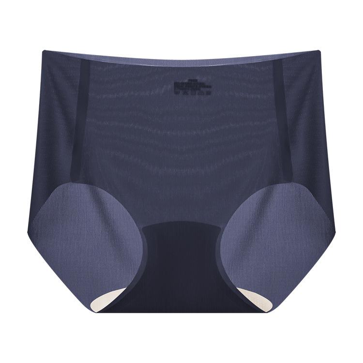 Ice silk seamless underwear summer thin mulberry silk crotch antibacterial mid-waist cool and breathable triangular ice muscle mask pants