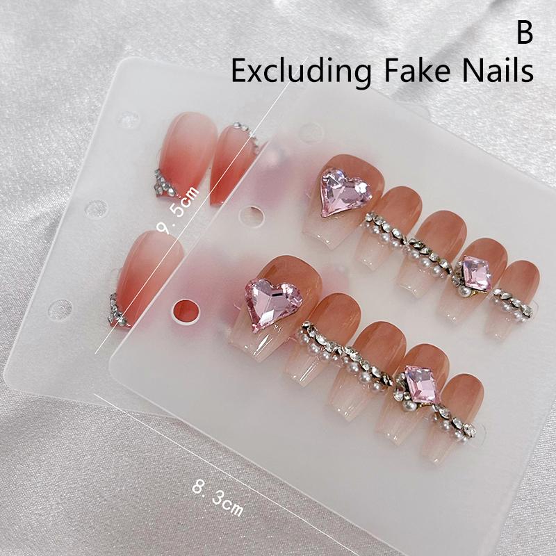 

DIY Nail Art Piece Storage Book Manicure Tips Display Album Card Clip Board Simple Exhibition Collector