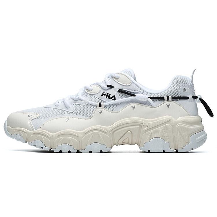 

FILA Cat Claw MORDEN CHIC FMC Textile, Synthetic Leather, TPU Low top Chunky Sneakers Men s Jet White F12M124144FFJ 40