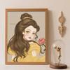 Diamond Painting Set Classic Belle Rose Home Decor Craft, Perfect Handmade DIY Gift Idea