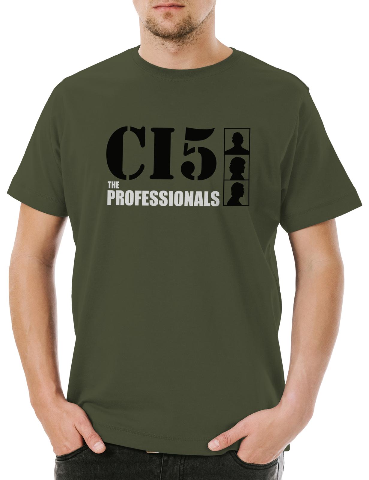 

The Professionals Mens T-Shirt Mens Womens Tees Top Jackson Ci5 Gordon Uk Intelligence Cult TV 2XL