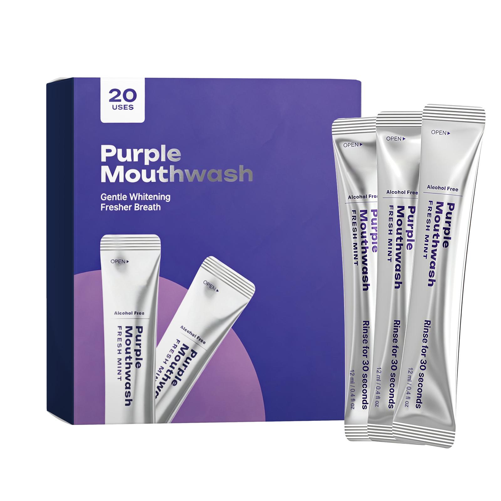 Fresh Mint Portable Mouthwash Breath Care Teeth Cleaning Daily Oral Rinse 20pcs