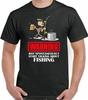 Start Talking About Fishing Funny Fisherman T-Shirt Size S-4XL