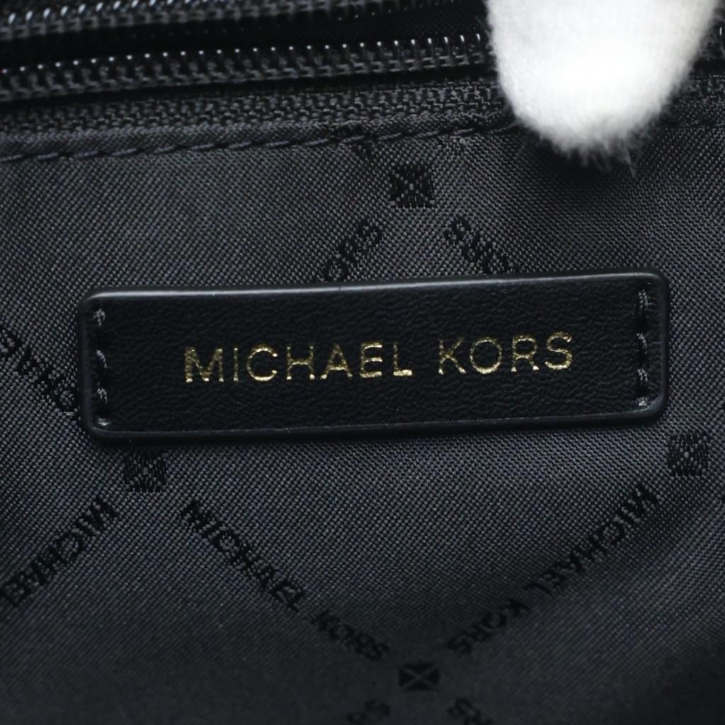 Michael Kors Sheila Satchel Tote Bag Leather Black Women 35T0GWXS3L Used