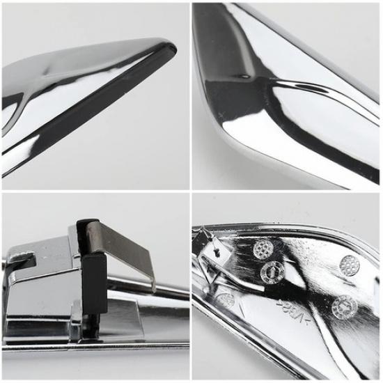 Pair For BMW X3 X4 F25 F26 Chrome Front Side Fender Finisher Trim Right & Left