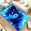 Chinese Tai Chi Bagua Yin Yang  Area Rug,Carpet Rug for Home Living Room Children Bedroom Sofa Doormat Decor,Non-slip Floor Mat