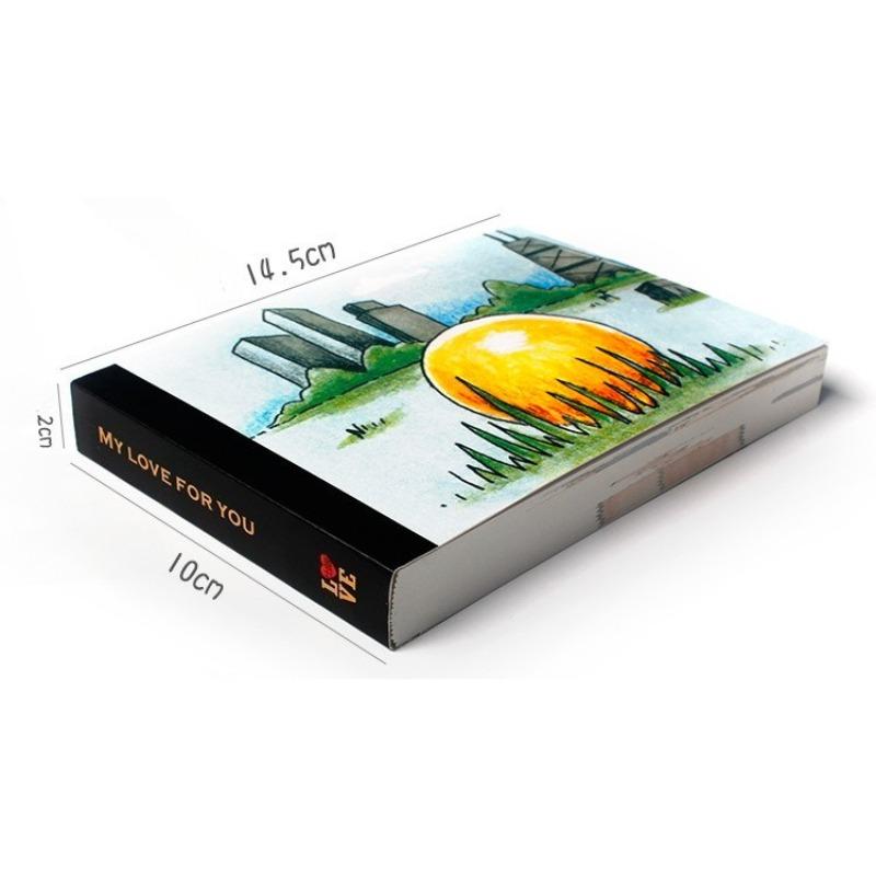 Hand-turning Book with Ring Necklace Gift Creative Puppy Animation Proposal Confession Artifact Chinese Valentine's Day Gift