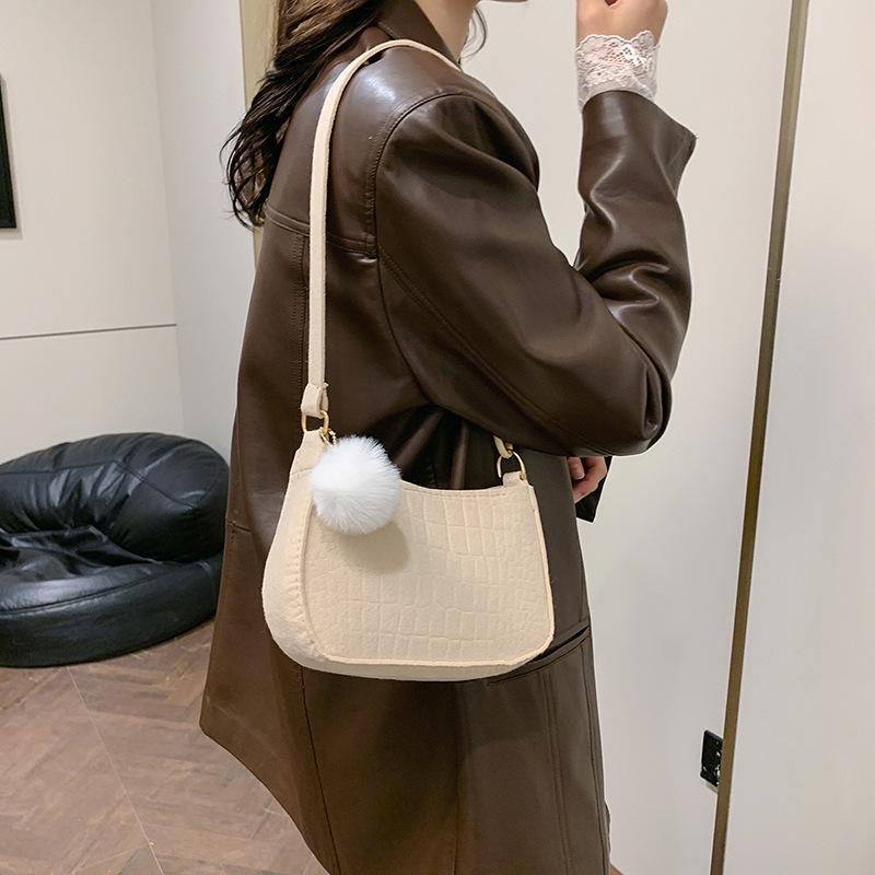 Elegante Borsa a Spalla con Catena da Donna 2025 - Borsa a Spalla Trendy Design Baguette.