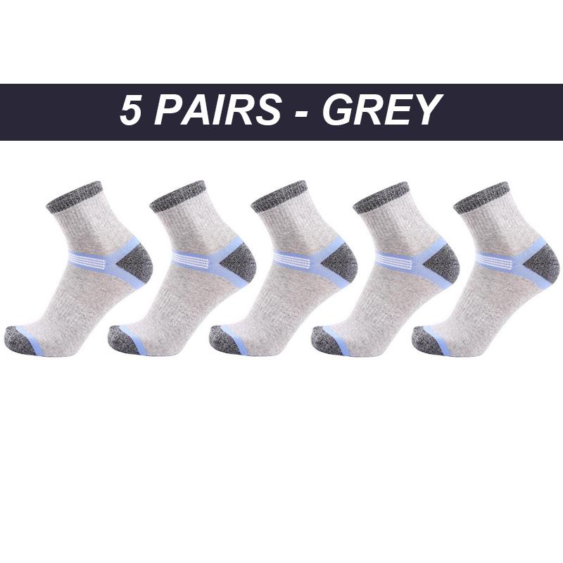 5 Pairs Hohe Qualität männer Socken Baumwolle Sport Schnell Trocknend Männer Herbst Winter Socken Strandard Thermische Männlichen Trekking EU38-45