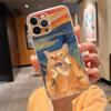Phone Case For Iphone 17 Pro Max Air 16 15 14 13 Pro Max 15 16 Pro 15Plus Cat Starry Night Van Gogh