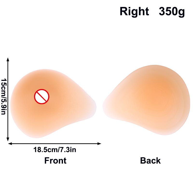 1 Stück Spiralförmige Postoperative Silikon-Prothese Künstliche Konkave Brustvergrößerungspads Prothese für Mastektomie