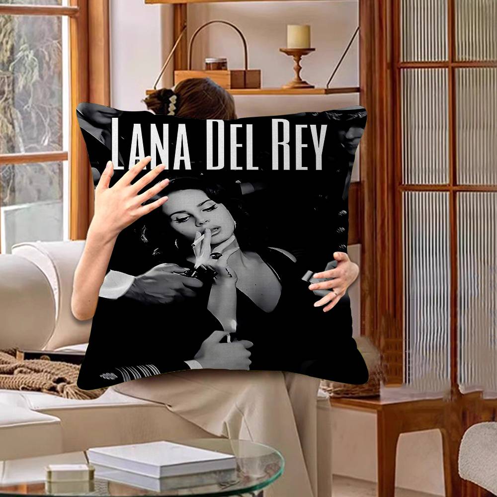 Singer L-Lana Del Rey Pillow Cushion Cover Pillowcase Living Room Sofa Home Decor