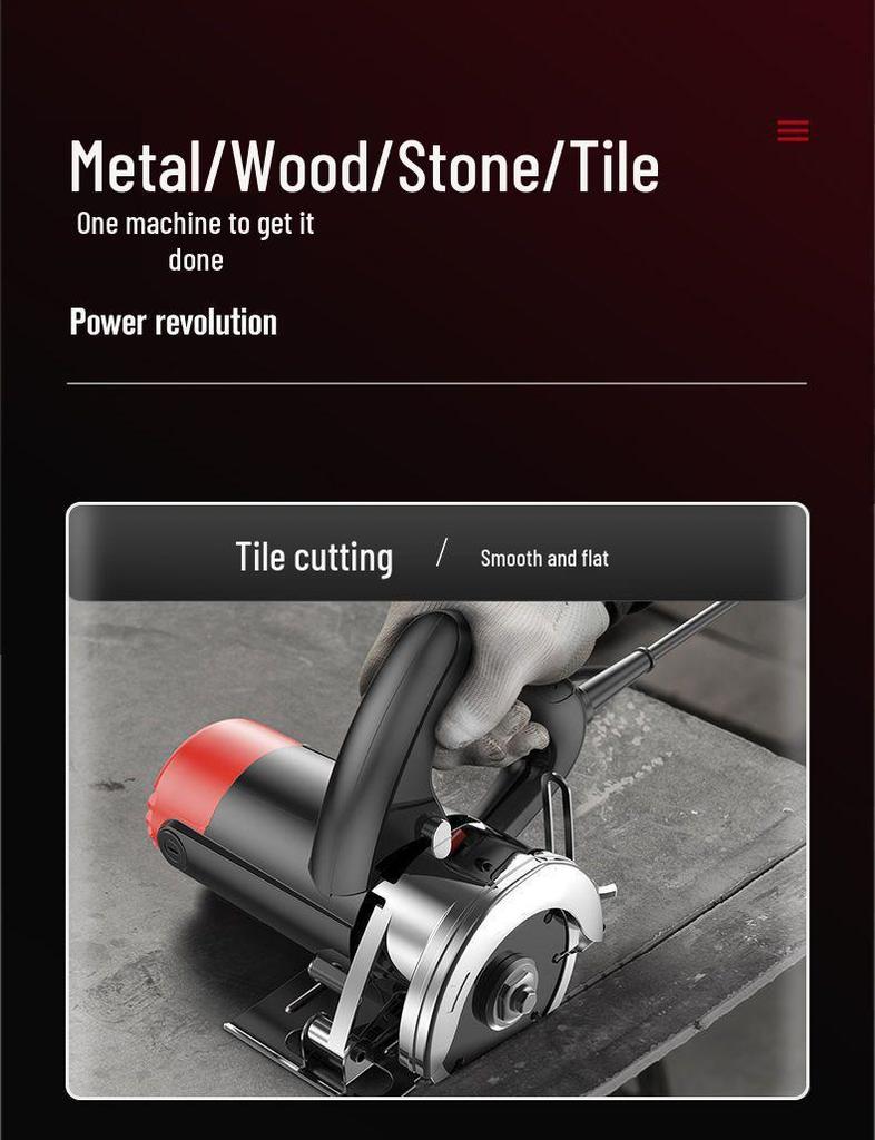 Multi-functional Electric Saw: Universal Tile Cutter & Woodworking Tool 