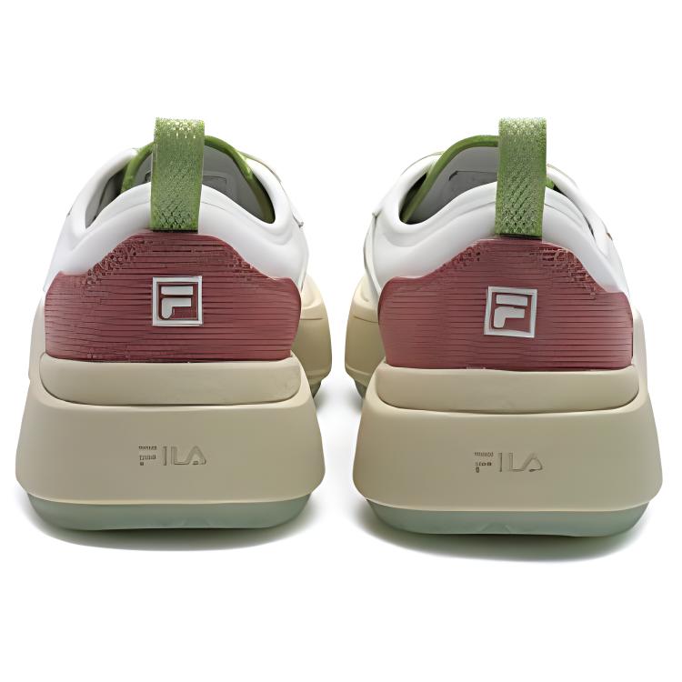 FILA Jellyfish Design Lightweight Comfortable Stitching Durable Increased Height Low-Top Canvas Shoes Women sneaker Pink Green F12W421305FCS