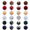 4pcs Glitter Velvet Christmas Ball Pendant 8cm Xmas Ball Ornaments  Home New Year Decor