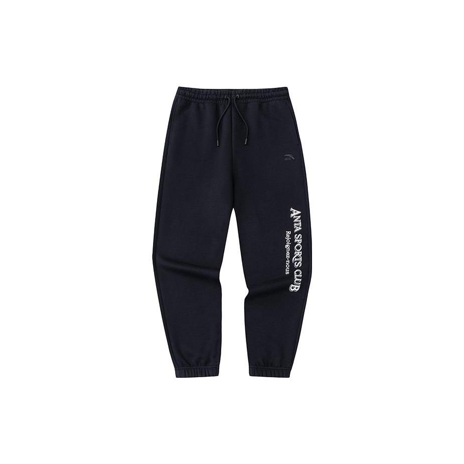 Anta Life Collection Knitted Sweatpants Men's Basic Black 152418319-3