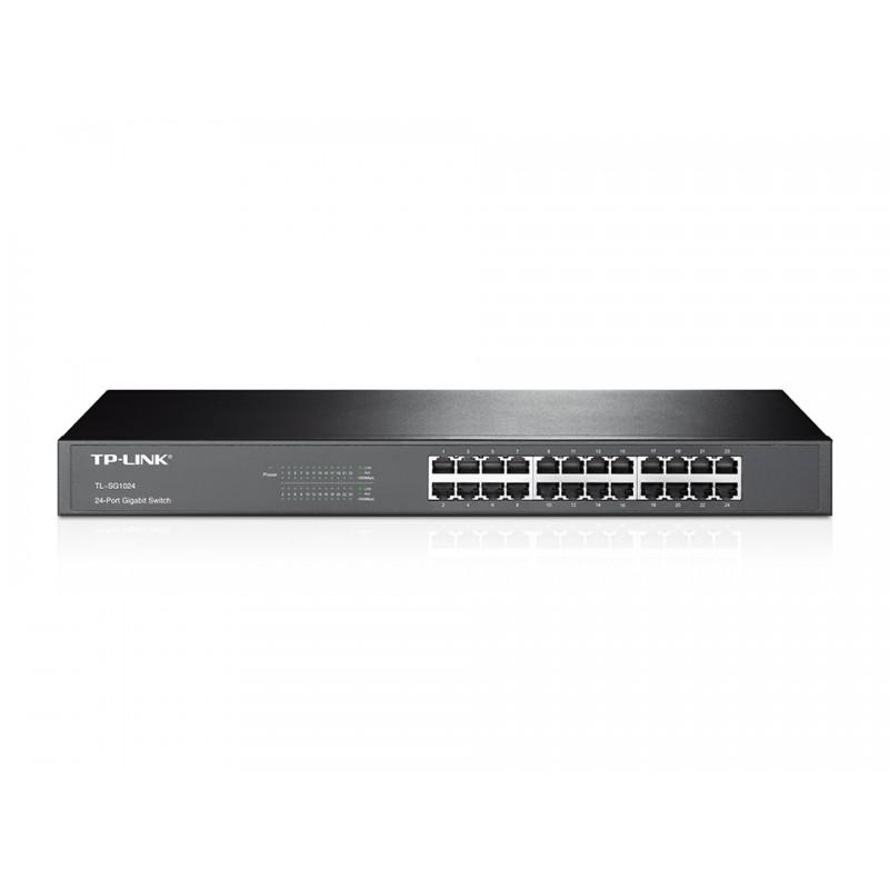 TP-Link Switch con 24 Puertos Gigabit - Tecnologia Verde-TL-SG1024