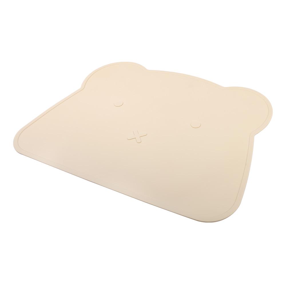 Baby Bear Silicone Placemat: Creative, Heat & Stain Resistant, Thickened, Enlarged Food-Grade Insulation Pad