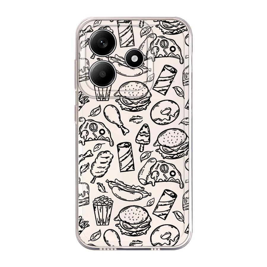 

Gourmet Burger Case for Xiaomi Redmi Note 14 Pro Plus Note 13 10S 12S A4 13C 14C 11 12 11S 9 10 Soft Phone Cover Redmi Note 13 Pro 4G