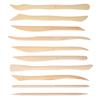 10pcs Set  Wooden Clay Carving Modeling Tool Diy Pottery Sculpture Tools