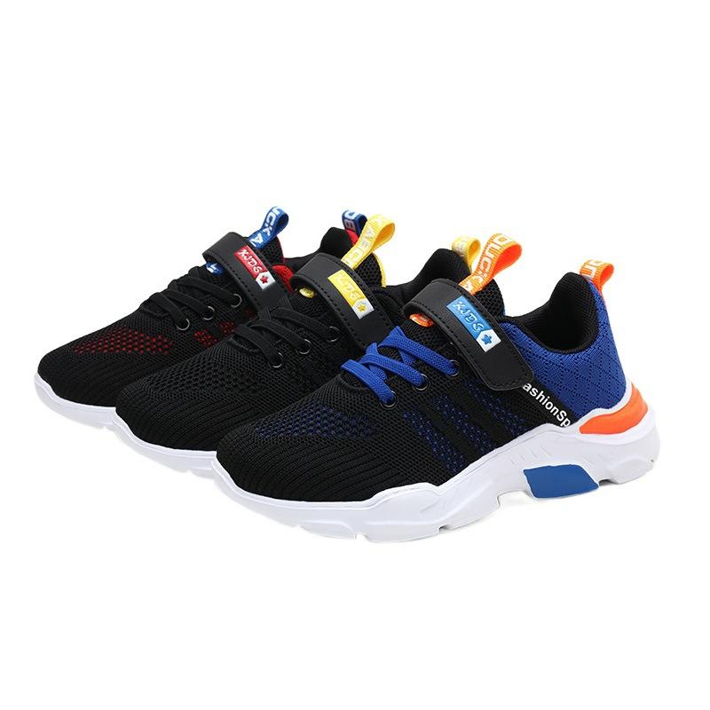 2025 boys shoes spring and summer trendy boys sports shoes leather soft sole children's running shoes boys autumn shoes middle and old children