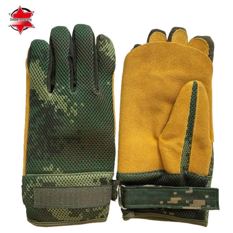 Outdoor Cowhide Anti-slip Climbing Gloves