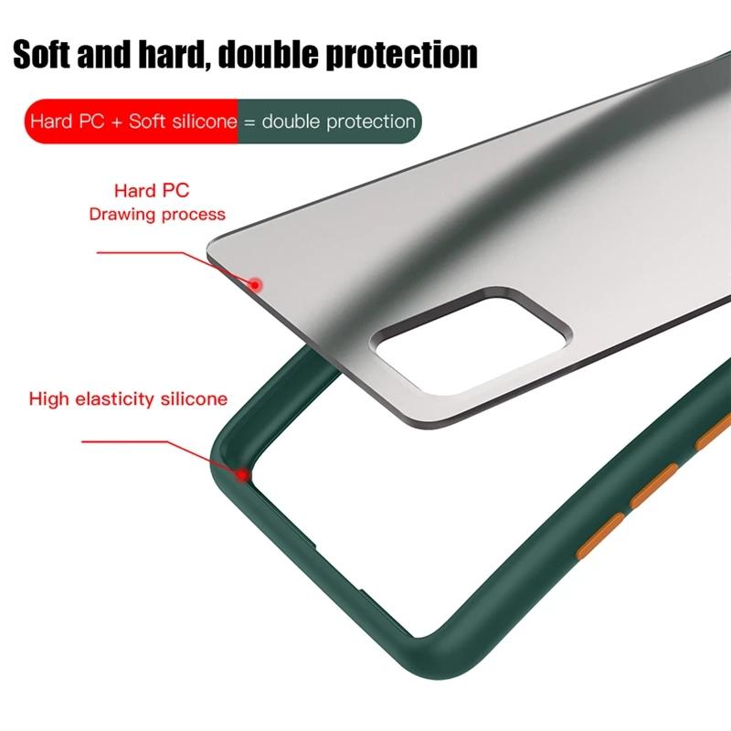 Haut Gefühl Matte Silikon Hard Case Für OPPO Realme C30 C33 C35 C21Y C20 C17 C15 9 9i 8 8i 7i 7 Pro A54 A74 A94 A53 A31 A57 A52 A72 A92 4G 5G TPU Abdeckung
