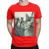 Smoking Cats Meme Funny 100 Cotton TShirt Meme Tops Tees For Unisex